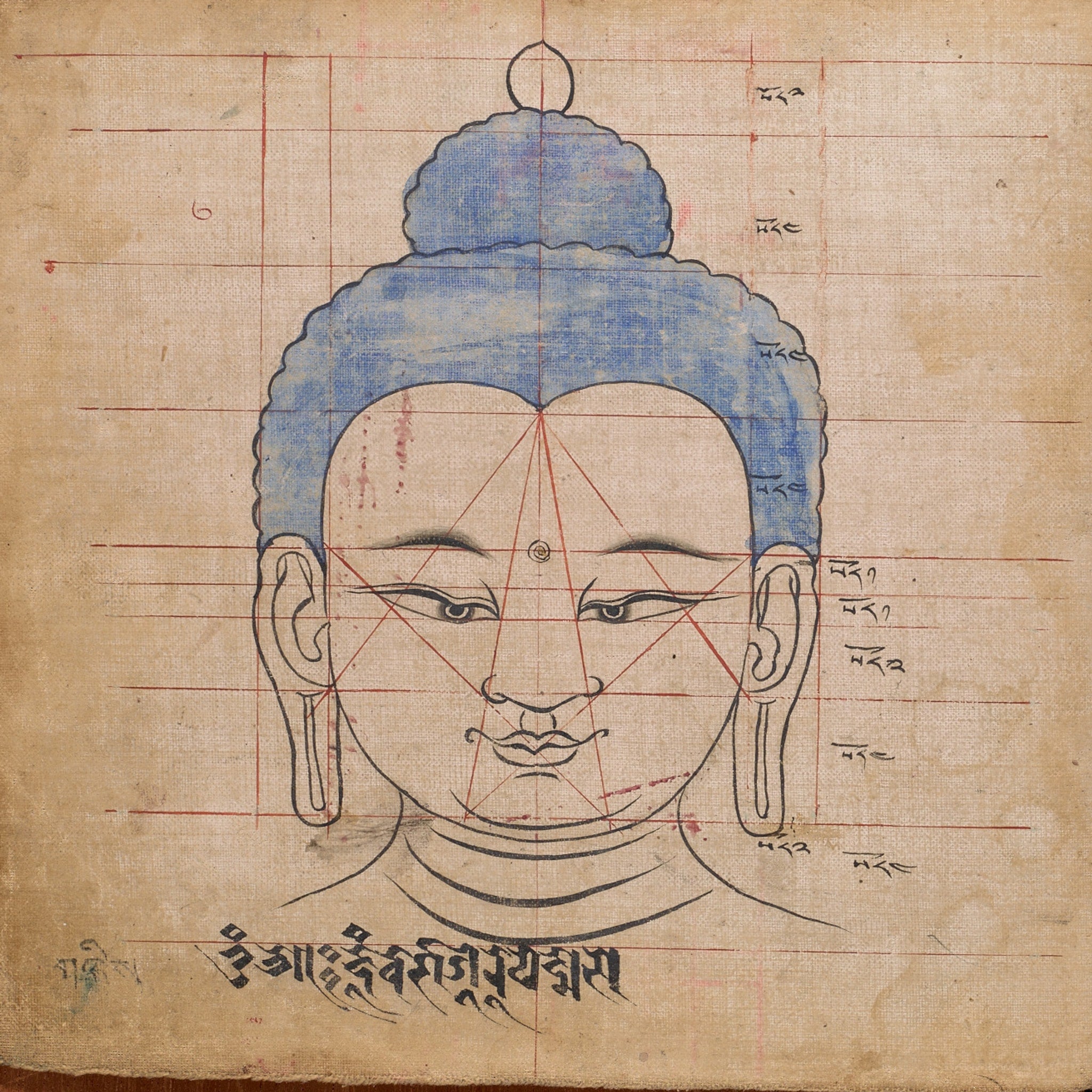 Tibetan Pattern Book of Proportions