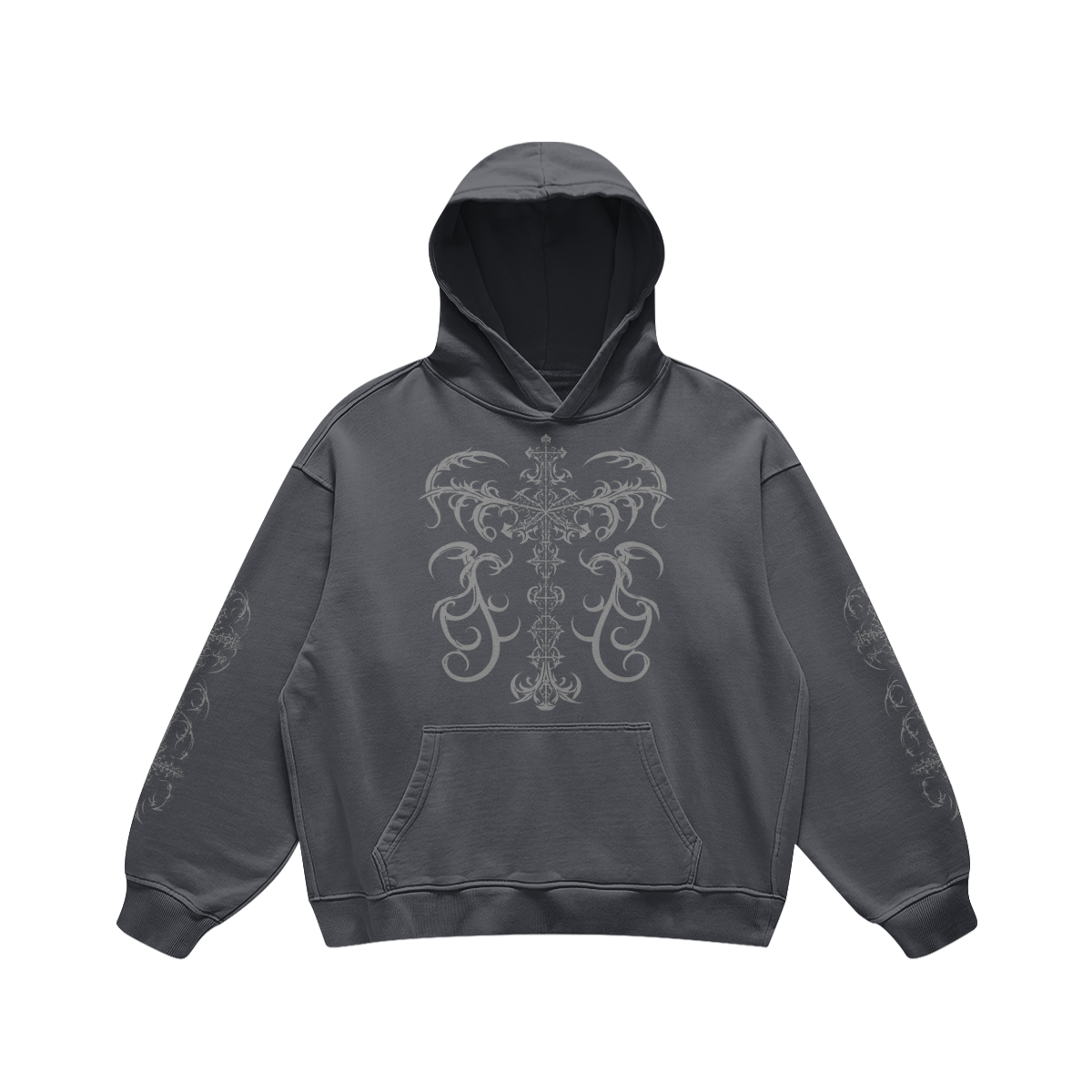 Vampire Crest Washed Hoodie