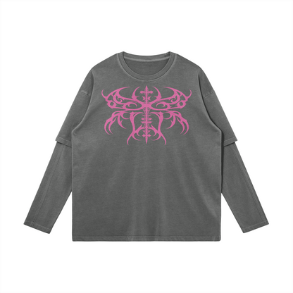 Nexus Crest Layered Longsleeve T-Shirt