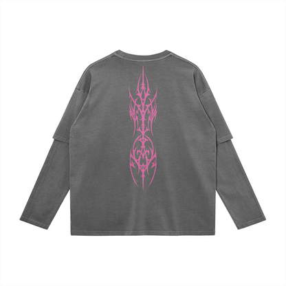 Nexus Crest Layered Longsleeve T-Shirt