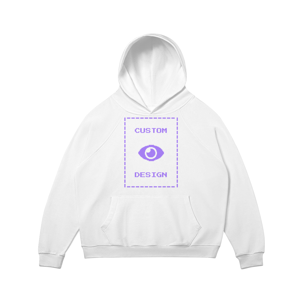 Pixelweaver Collection | PW Custom 380GSM Fleece-lined Hoodie Front | DEJA