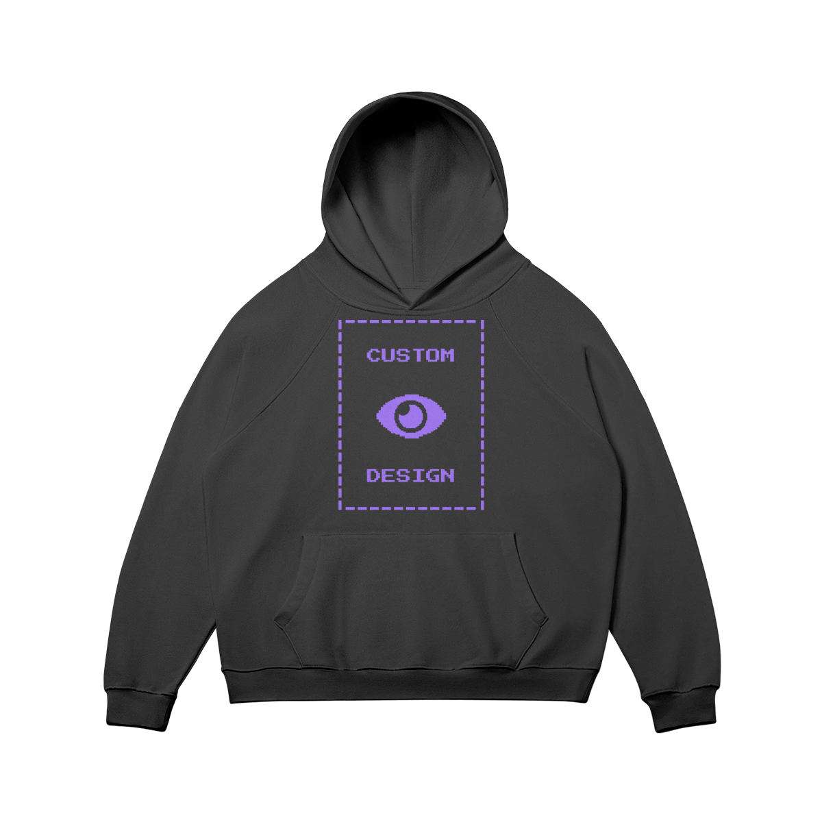 Pixelweaver Collection | PW Custom 380GSM Fleece-lined Hoodie Front | DEJA