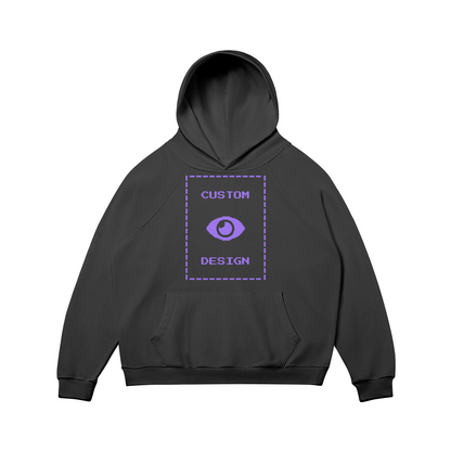 Pixelweaver Collection | PW Custom 380GSM Fleece-lined Hoodie Front | DEJA