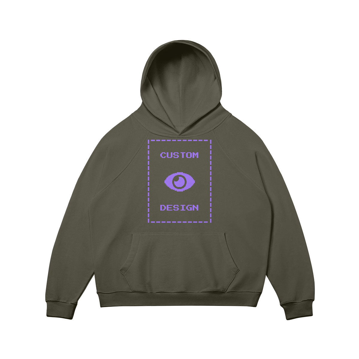 Pixelweaver Collection | PW Custom 380GSM Fleece-lined Hoodie Front | DEJA