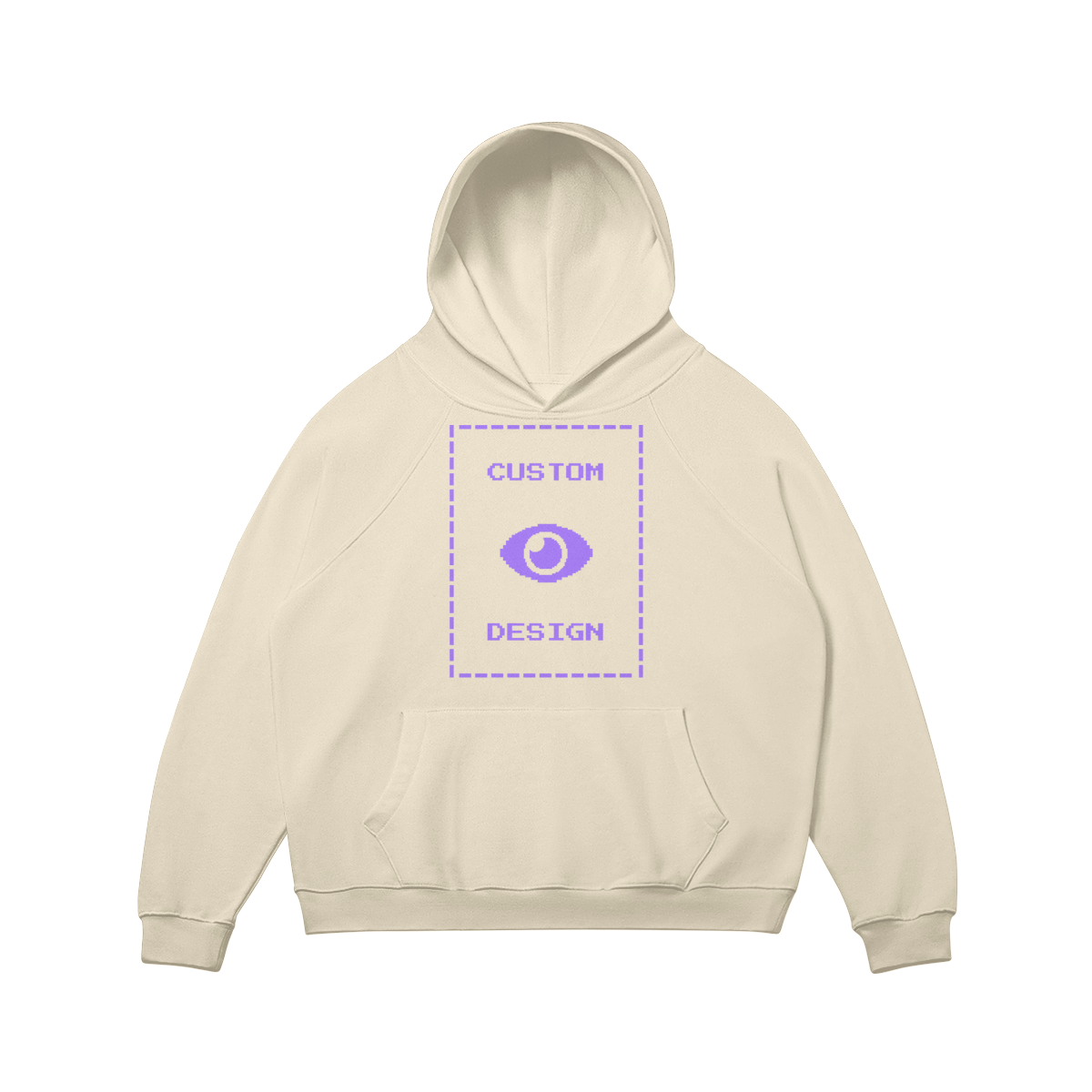 Pixelweaver Collection | PW Custom 380GSM Fleece-lined Hoodie Front | DEJA