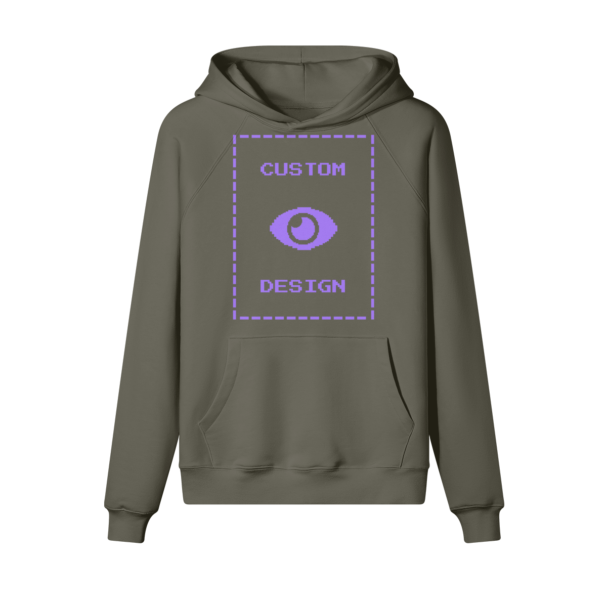 Pixelweaver Collection | PW Custom 380GSM Fleece-lined Hoodie Front | DEJA