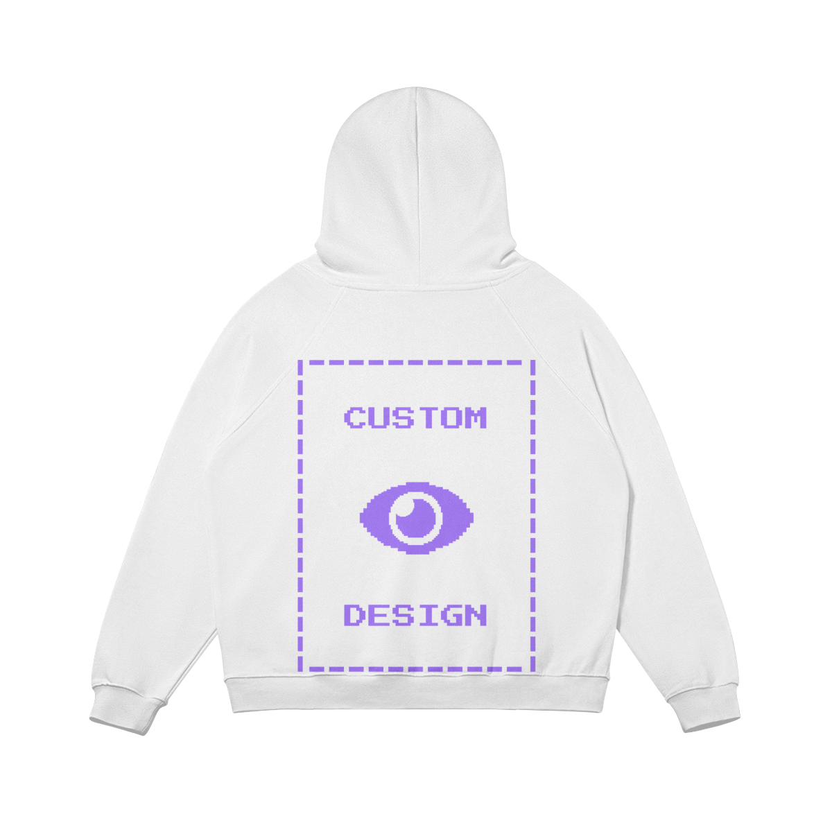 Pixelweaver Collection | PW Custom 380GSM Fleece-lined Hoodie Back | DEJA