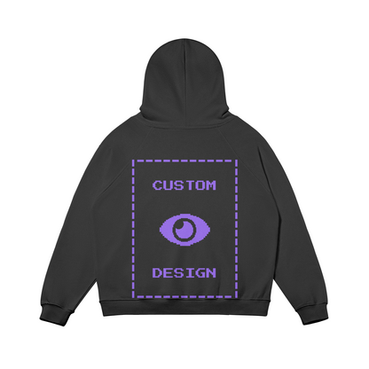 Pixelweaver Collection | PW Custom 380GSM Fleece-lined Hoodie Back | DEJA