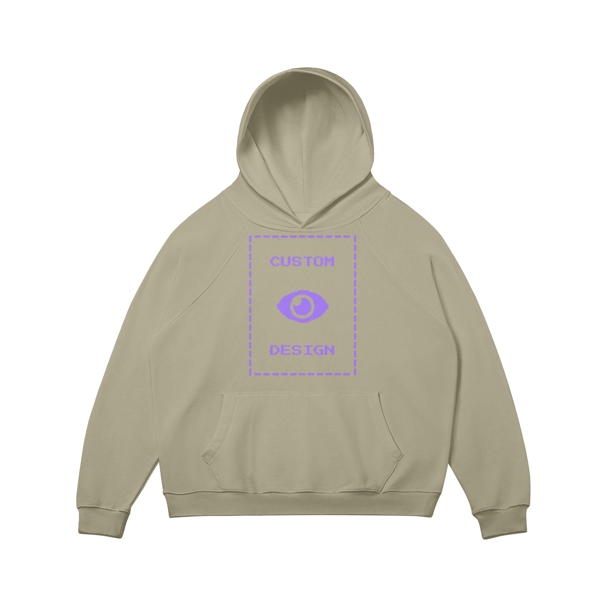 Pixelweaver Collection | PW Custom 380GSM Fleece-lined Hoodie Front & Back | DEJA