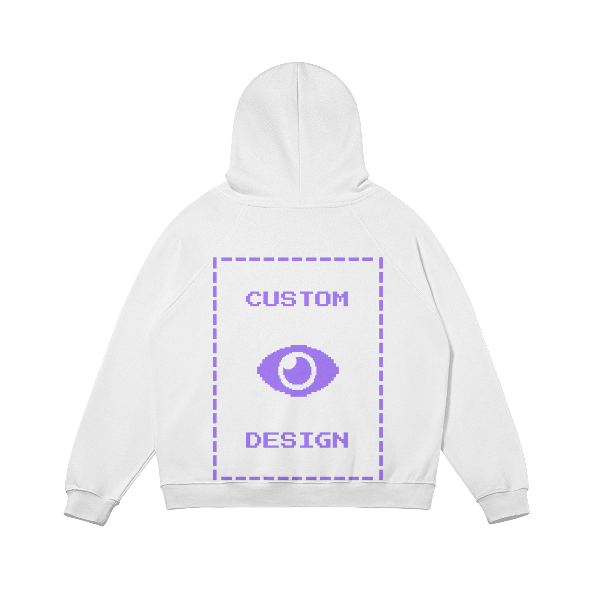 Pixelweaver Collection | PW Custom 380GSM Fleece-lined Hoodie Front & Back | DEJA