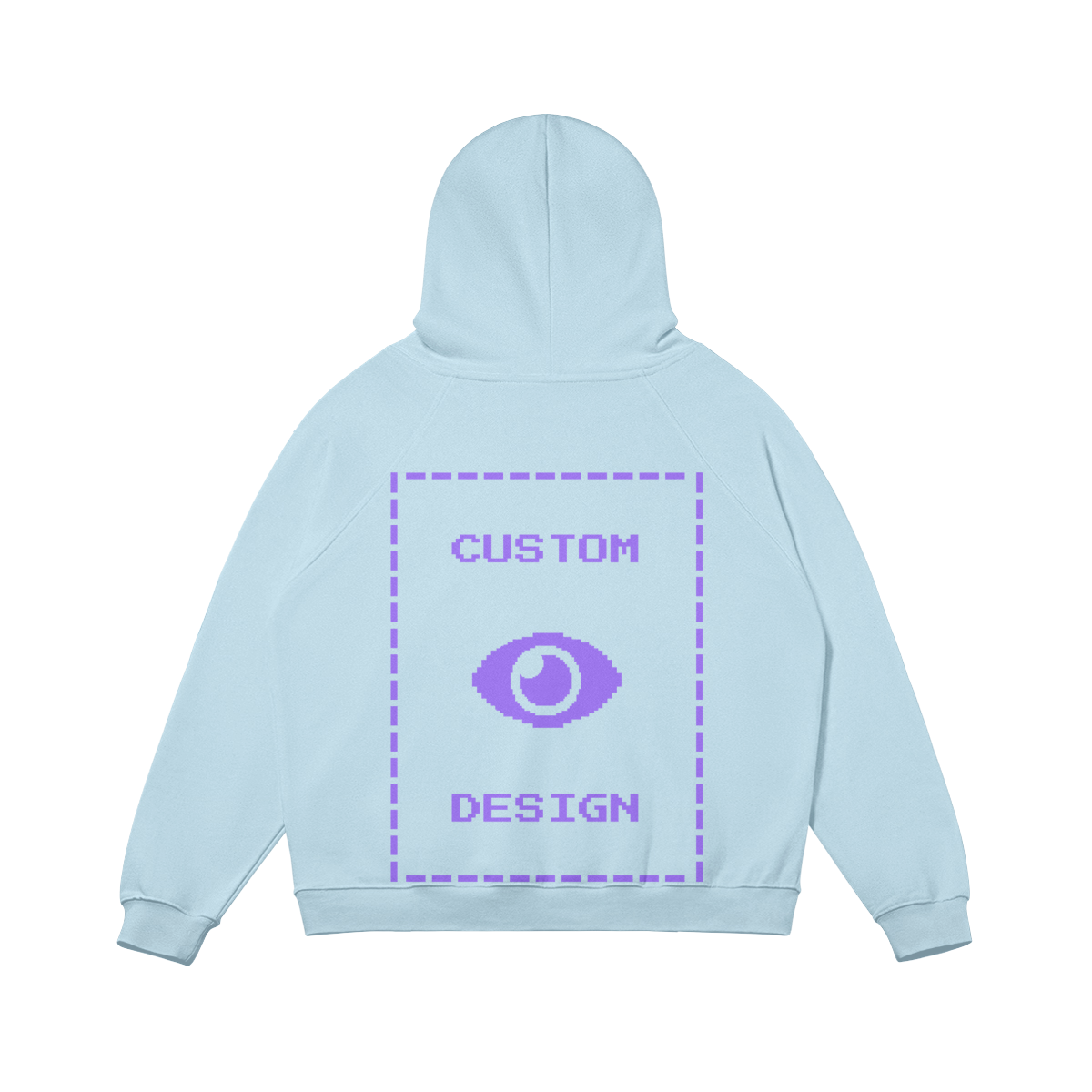 Pixelweaver Collection | PW Custom 380GSM Fleece-lined Hoodie Front & Back | DEJA