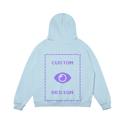 Pixelweaver Collection | PW Custom 380GSM Fleece-lined Hoodie Front & Back | DEJA