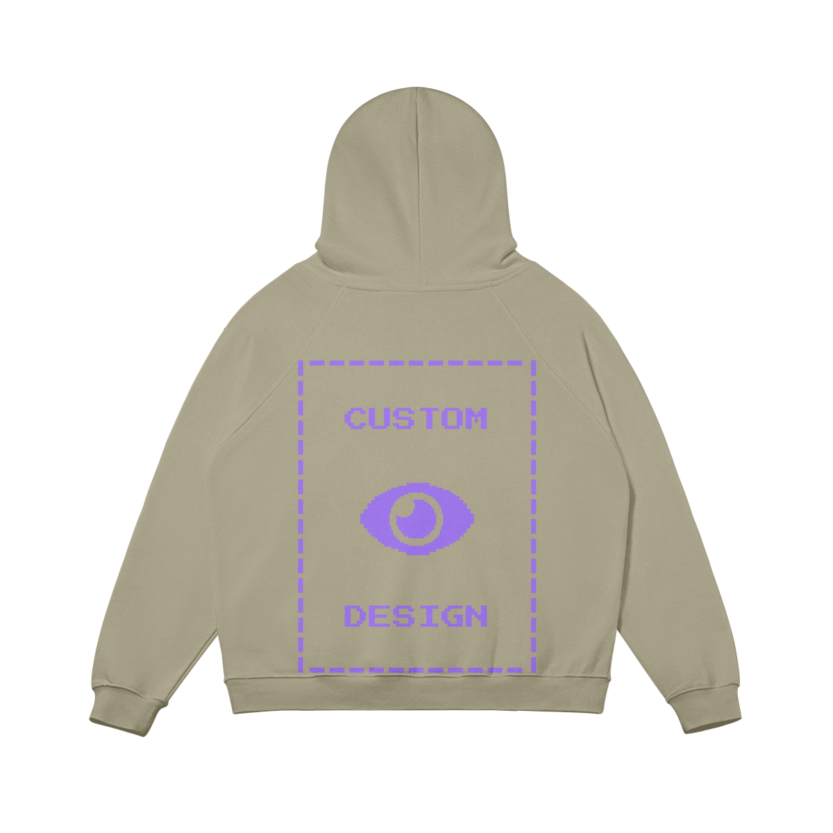 Pixelweaver Collection | PW Custom 380GSM Fleece-lined Hoodie Front & Back | DEJA