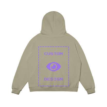 Pixelweaver Collection | PW Custom 380GSM Fleece-lined Hoodie Front & Back | DEJA