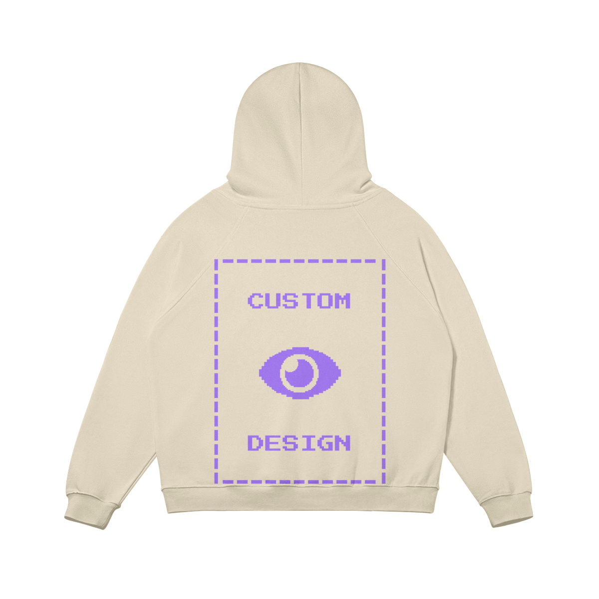 Pixelweaver Collection | PW Custom 380GSM Fleece-lined Hoodie Front & Back | DEJA