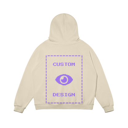 Pixelweaver Collection | PW Custom 380GSM Fleece-lined Hoodie Front & Back | DEJA