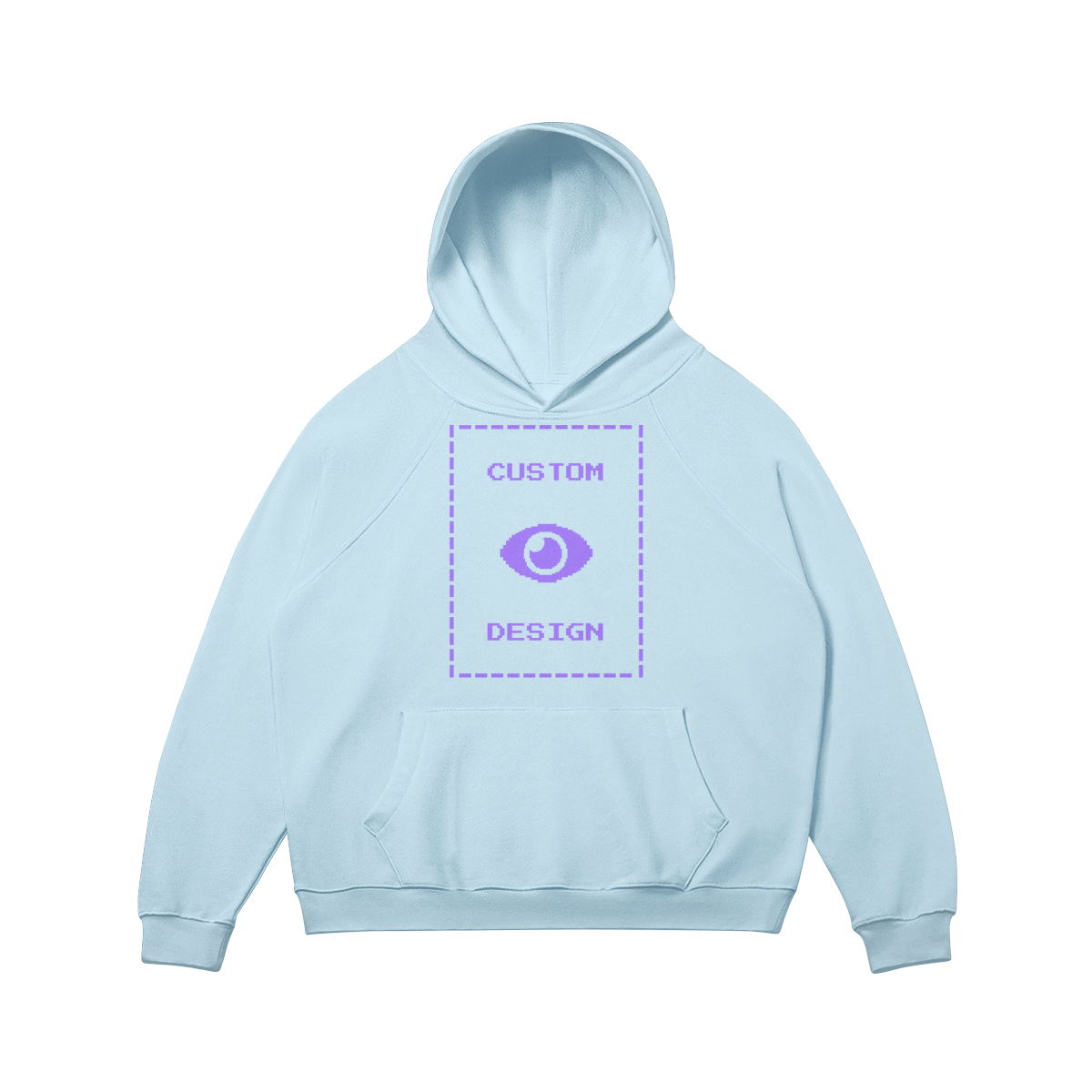 Pixelweaver Collection | PW Custom 380GSM Fleece-lined Hoodie Front & Back | DEJA