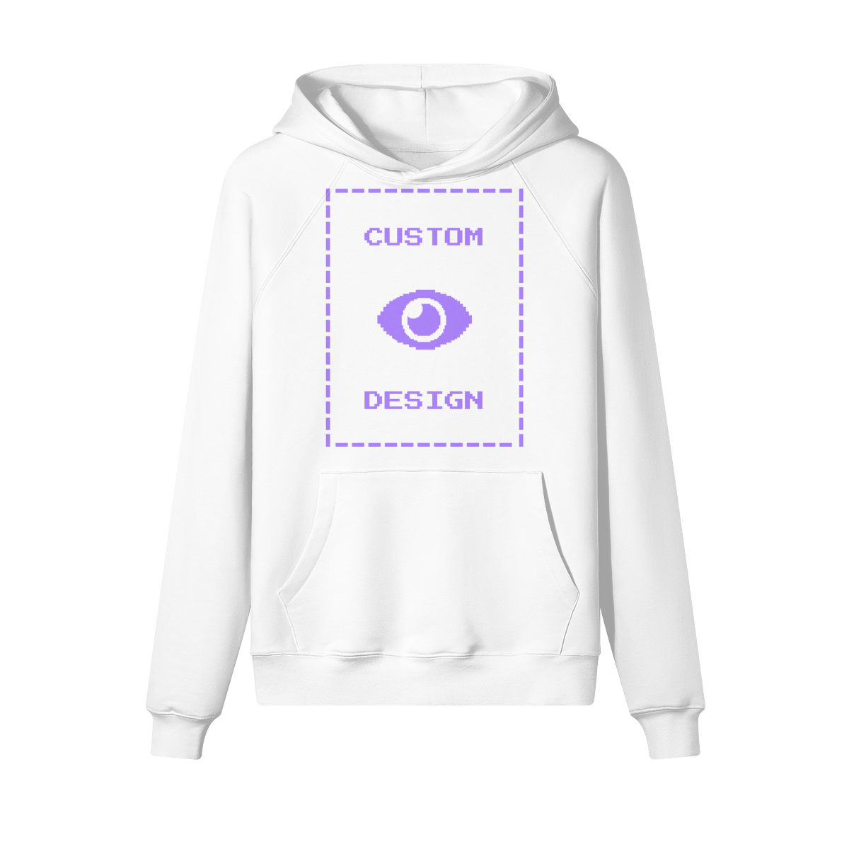 Pixelweaver Collection | PW Custom 380GSM Fleece-lined Hoodie Front & Back | DEJA