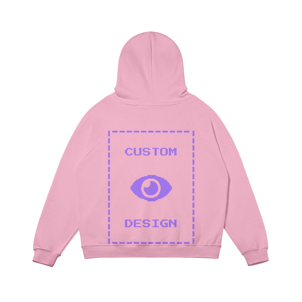 Pixelweaver Collection | PW Custom 380GSM Fleece-lined Hoodie Front & Back | DEJA