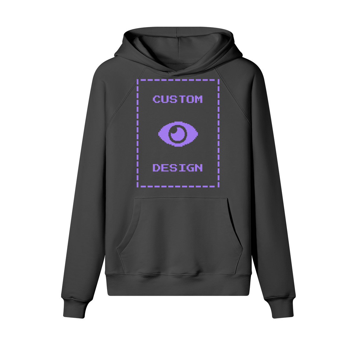 Pixelweaver Collection | PW Custom 380GSM Fleece-lined Hoodie Front & Back | DEJA