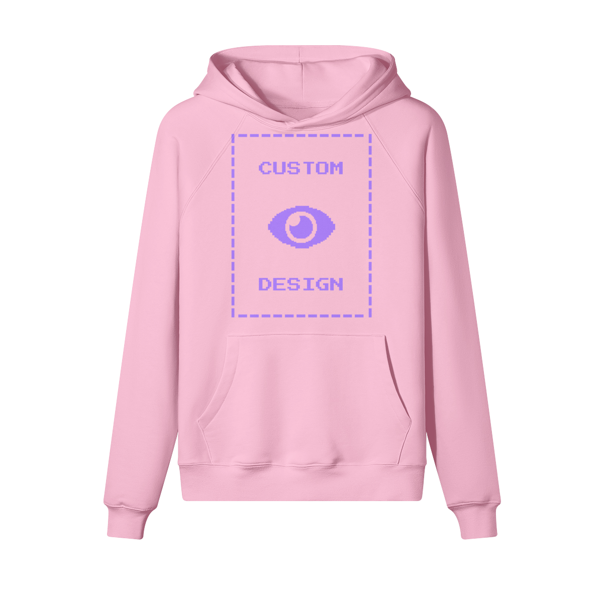 Pixelweaver Collection | PW Custom 380GSM Fleece-lined Hoodie Front & Back | DEJA
