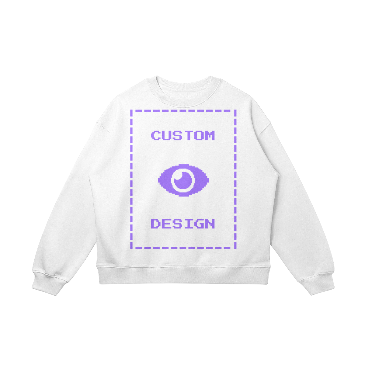 Pixelweaver Collection | PW Custom 370GSM Heavyweight Oversized Sweatshirt Front | DEJA