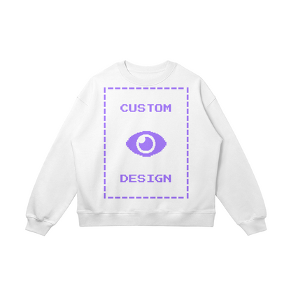 Pixelweaver Collection | PW Custom 370GSM Heavyweight Oversized Sweatshirt Front | DEJA