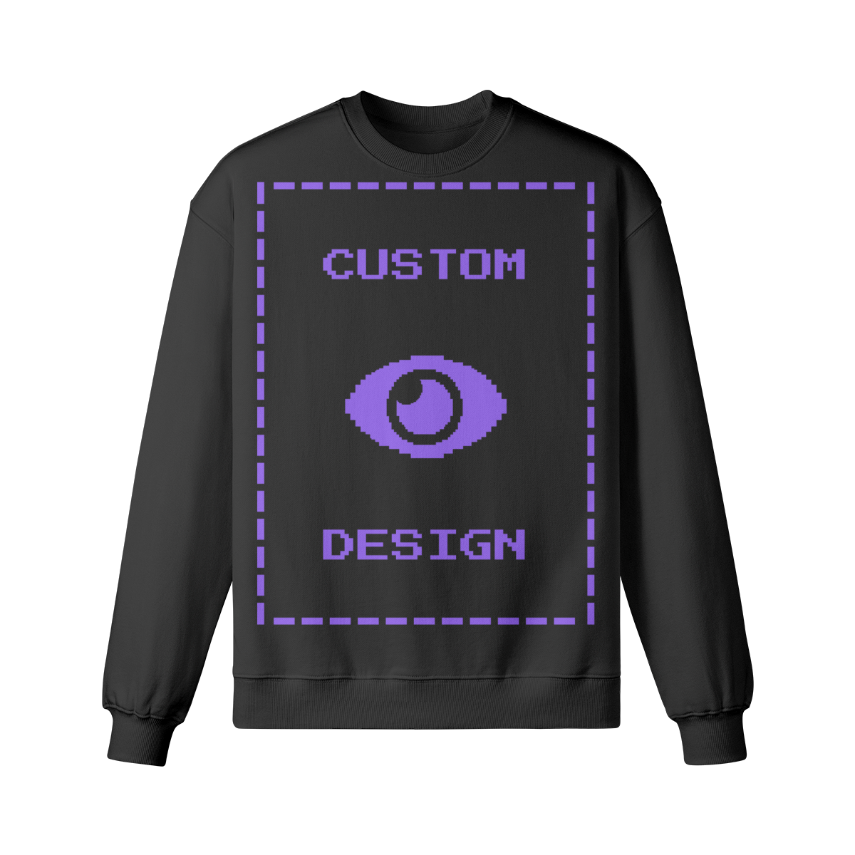 Pixelweaver Collection | PW Custom 370GSM Heavyweight Oversized Sweatshirt Front | DEJA