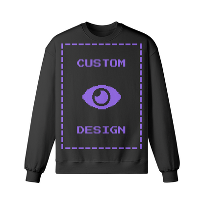 Pixelweaver Collection | PW Custom 370GSM Heavyweight Oversized Sweatshirt Front | DEJA