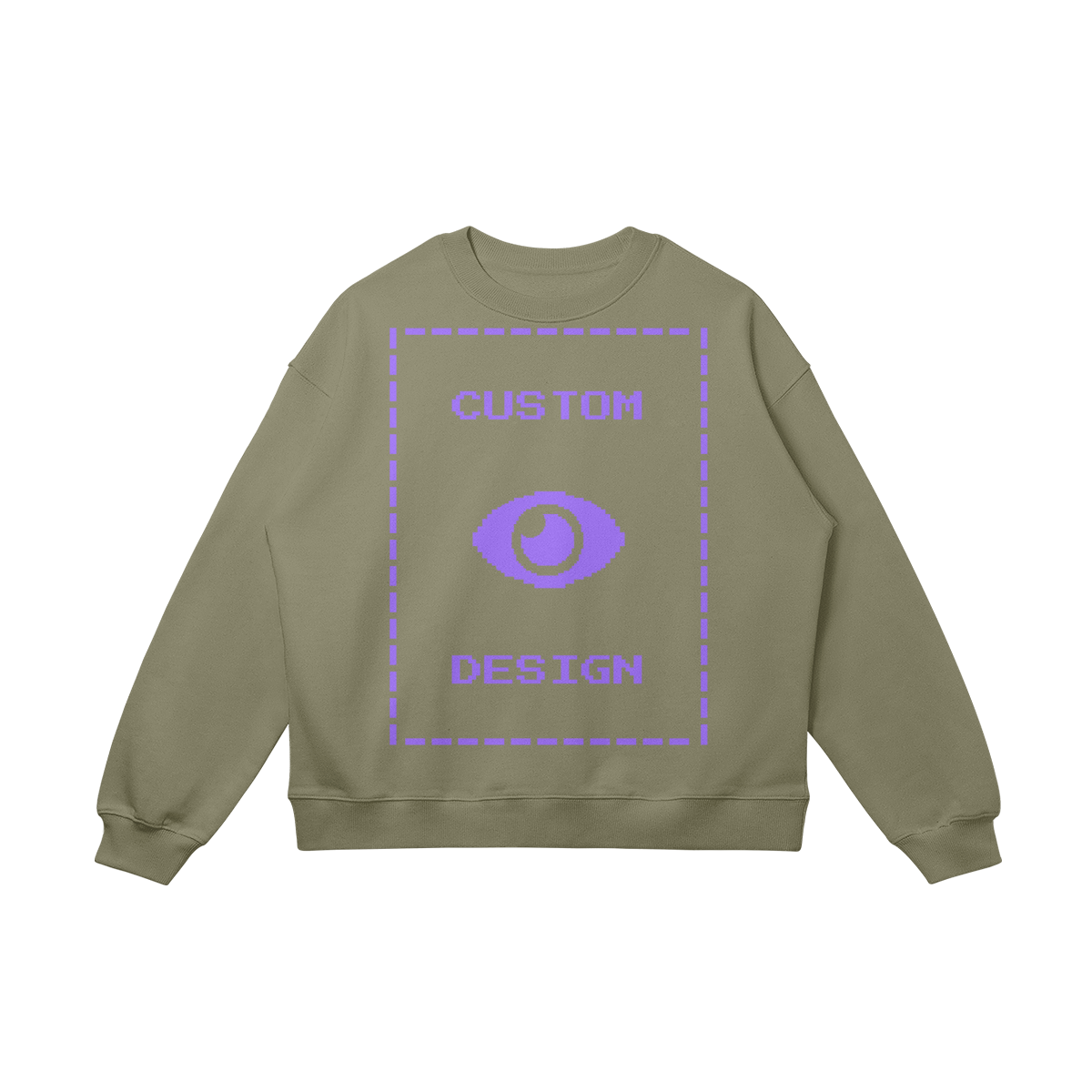 Pixelweaver Collection | PW Custom 370GSM Heavyweight Oversized Sweatshirt Front | DEJA
