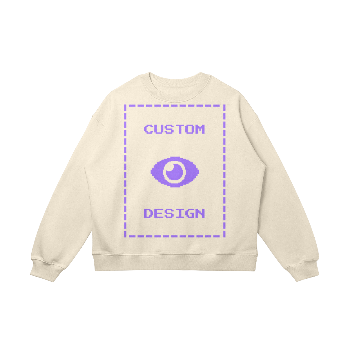 Pixelweaver Collection | PW Custom 370GSM Heavyweight Oversized Sweatshirt Front | DEJA