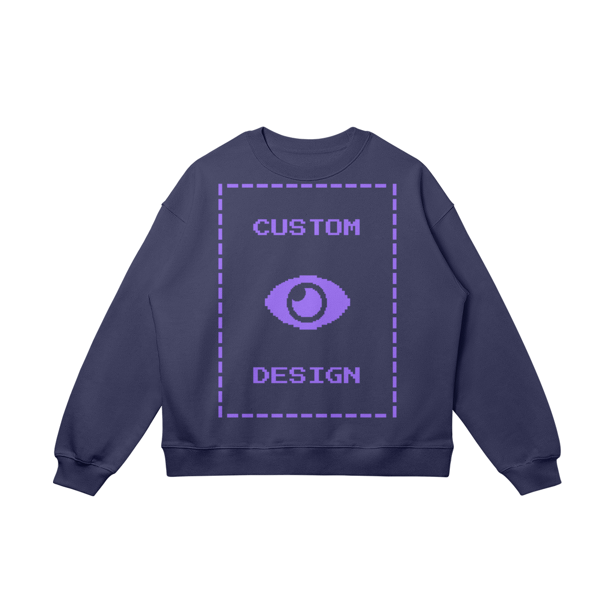 Pixelweaver Collection | PW Custom 370GSM Heavyweight Oversized Sweatshirt Front | DEJA
