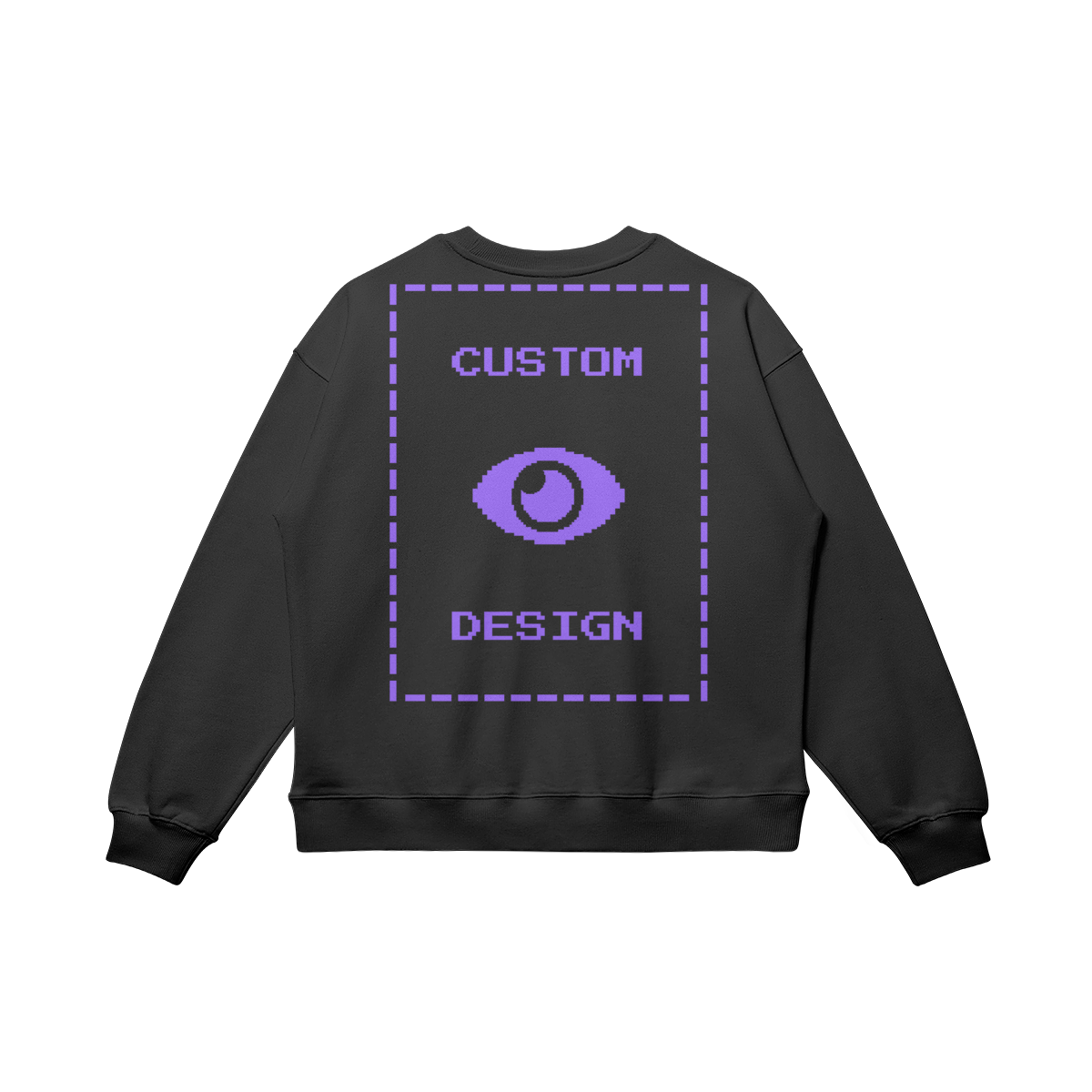 Pixelweaver Collection | PW Custom 370GSM Heavyweight Oversized Sweatshirt Back | DEJA
