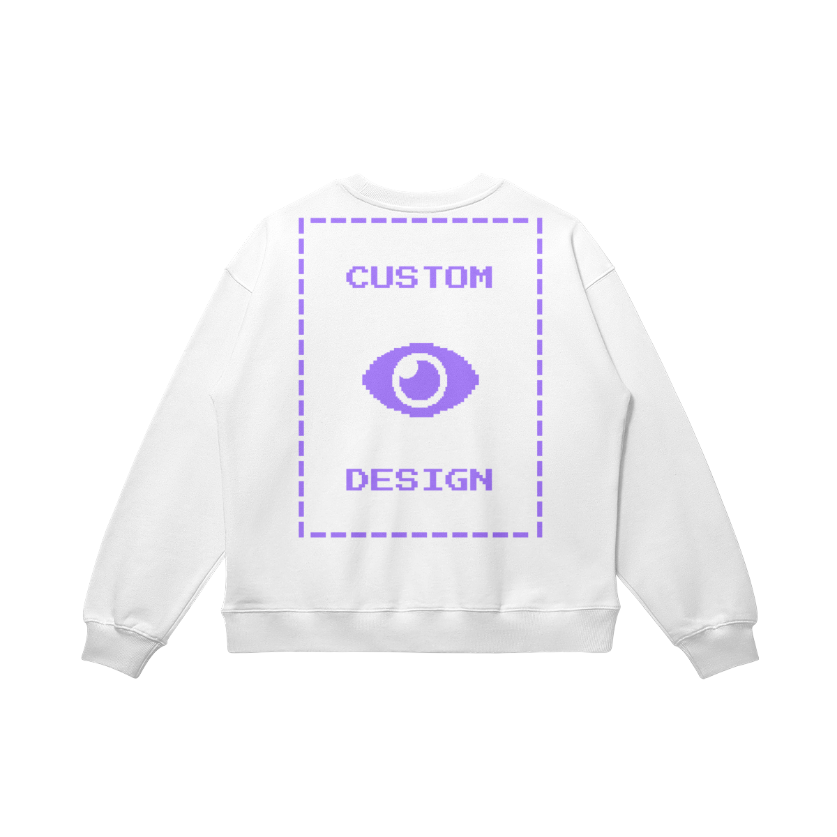 Pixelweaver Collection | PW Custom 370GSM Heavyweight Oversized Sweatshirt Back | DEJA