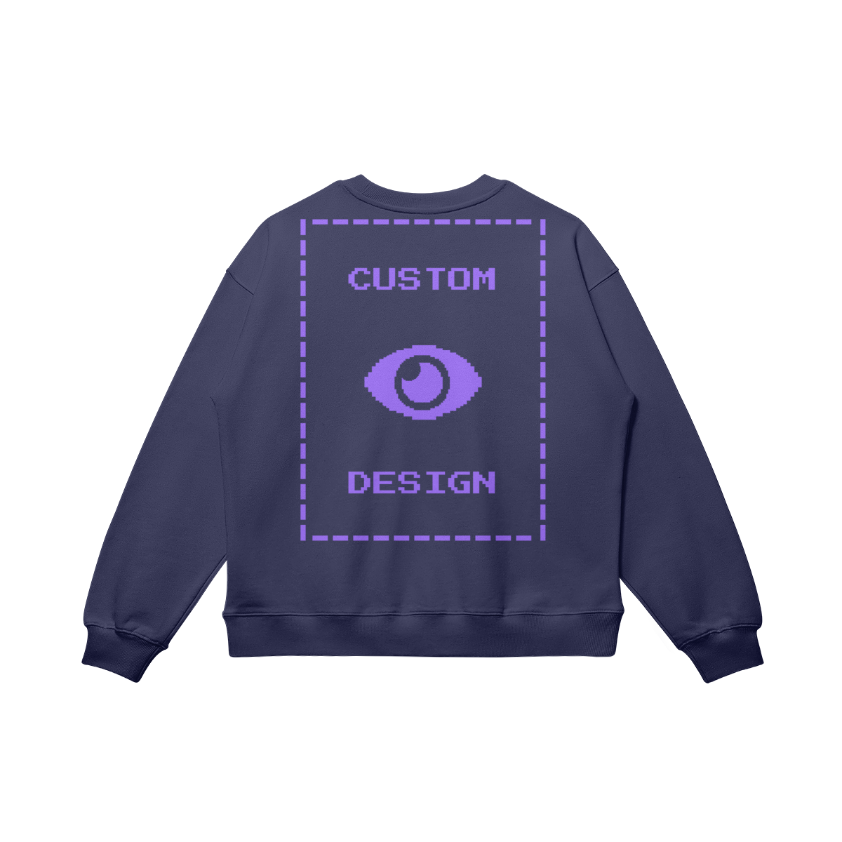 Pixelweaver Collection | PW Custom 370GSM Heavyweight Oversized Sweatshirt Back | DEJA