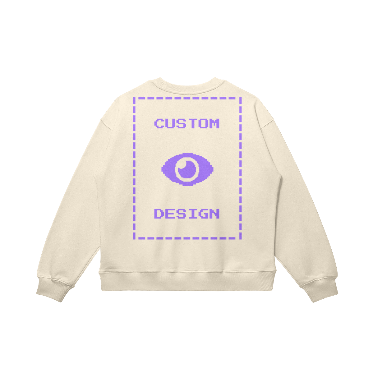 Pixelweaver Collection | PW Custom 370GSM Heavyweight Oversized Sweatshirt Back | DEJA