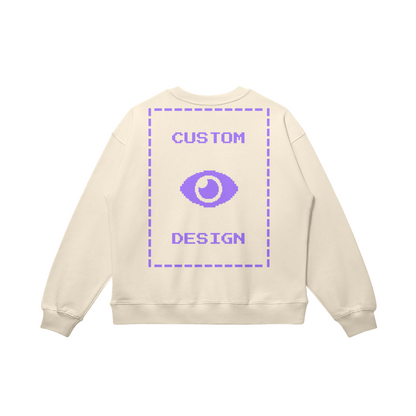 Pixelweaver Collection | PW Custom 370GSM Heavyweight Oversized Sweatshirt Back | DEJA