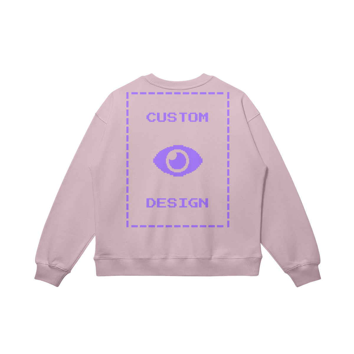 Pixelweaver Collection | PW Custom 370GSM Heavyweight Oversized Sweatshirt Front & Back | DEJA