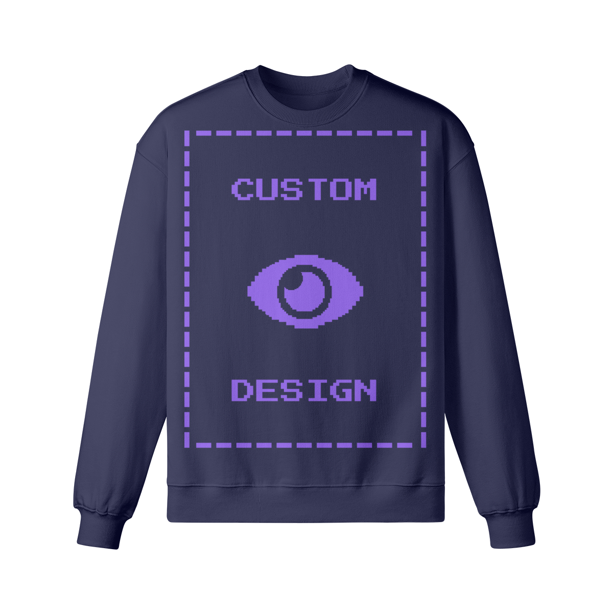 Pixelweaver Collection | PW Custom 370GSM Heavyweight Oversized Sweatshirt Front & Back | DEJA