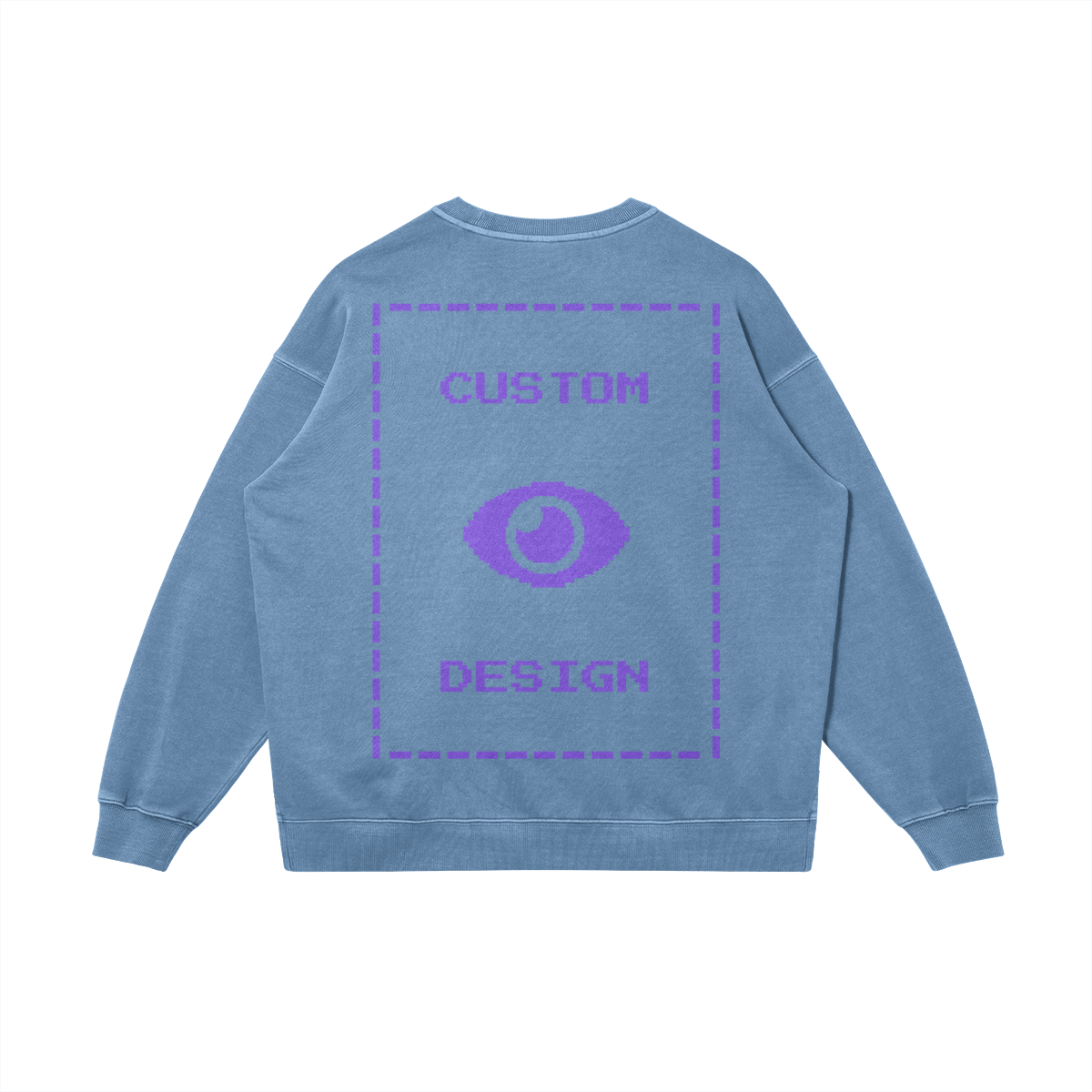 Pixelweaver Collection | PW Custom 380GSM Heavyweight Oversized Side Slit Faded Front & Back | DEJA