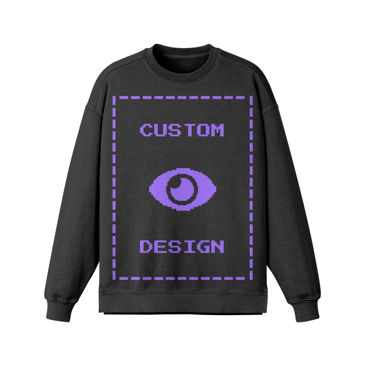 Pixelweaver Collection | PW Custom 380GSM Heavyweight Oversized Side Slit Faded Front & Back | DEJA