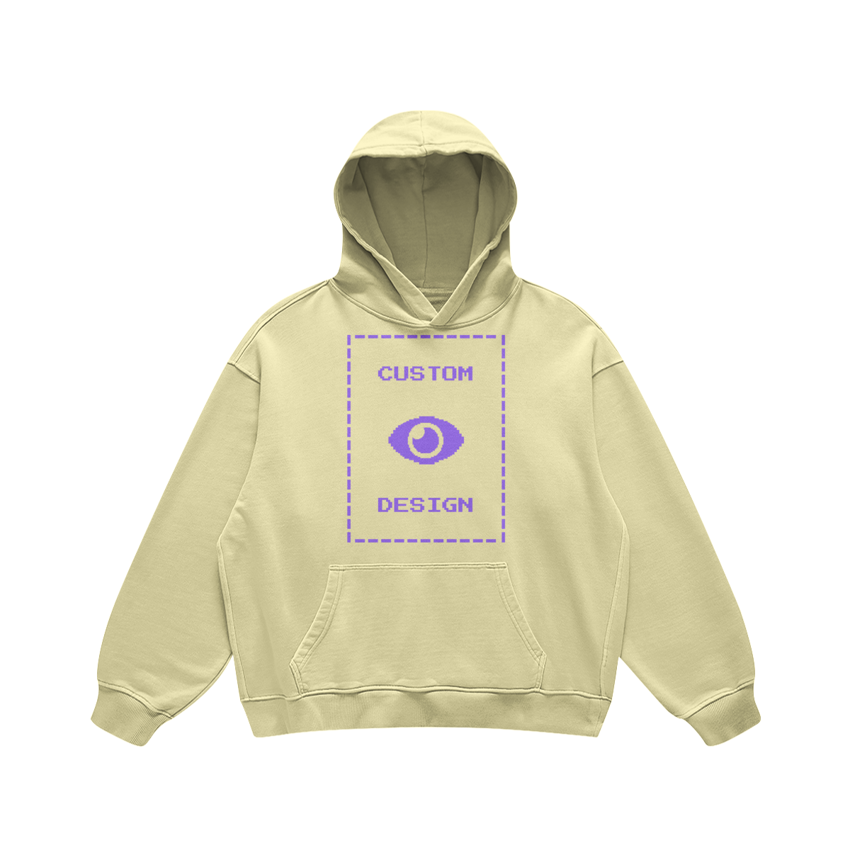 Pixelweaver Collection | PW Custom 440GSM Super Heavyweight Oversized Retro Hoodie Front | DEJA