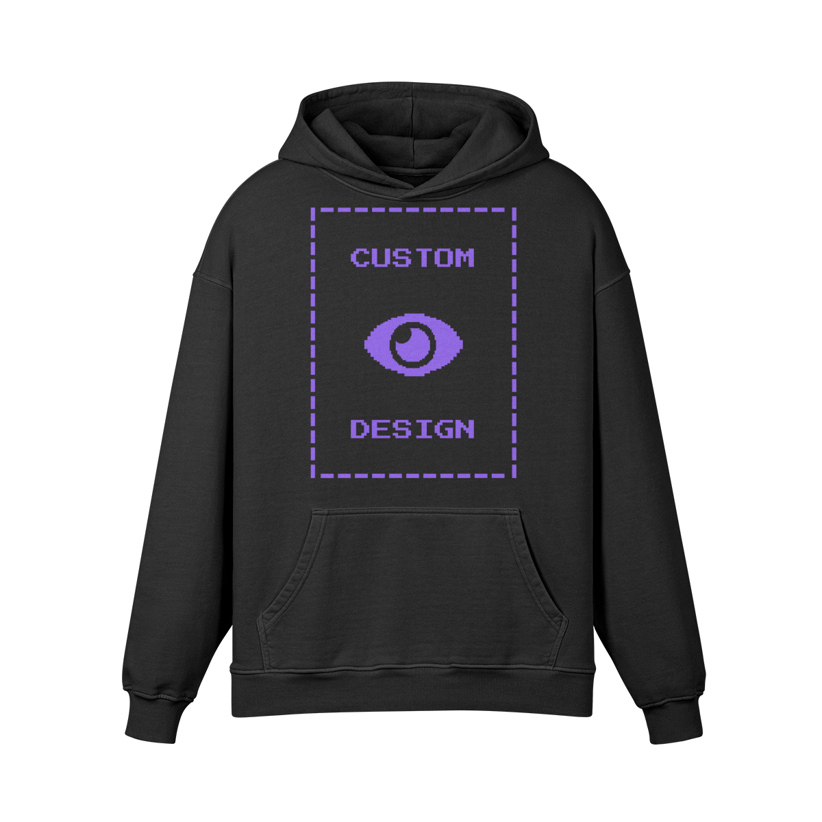 Pixelweaver Collection | PW Custom 440GSM Super Heavyweight Oversized Retro Hoodie Front | DEJA