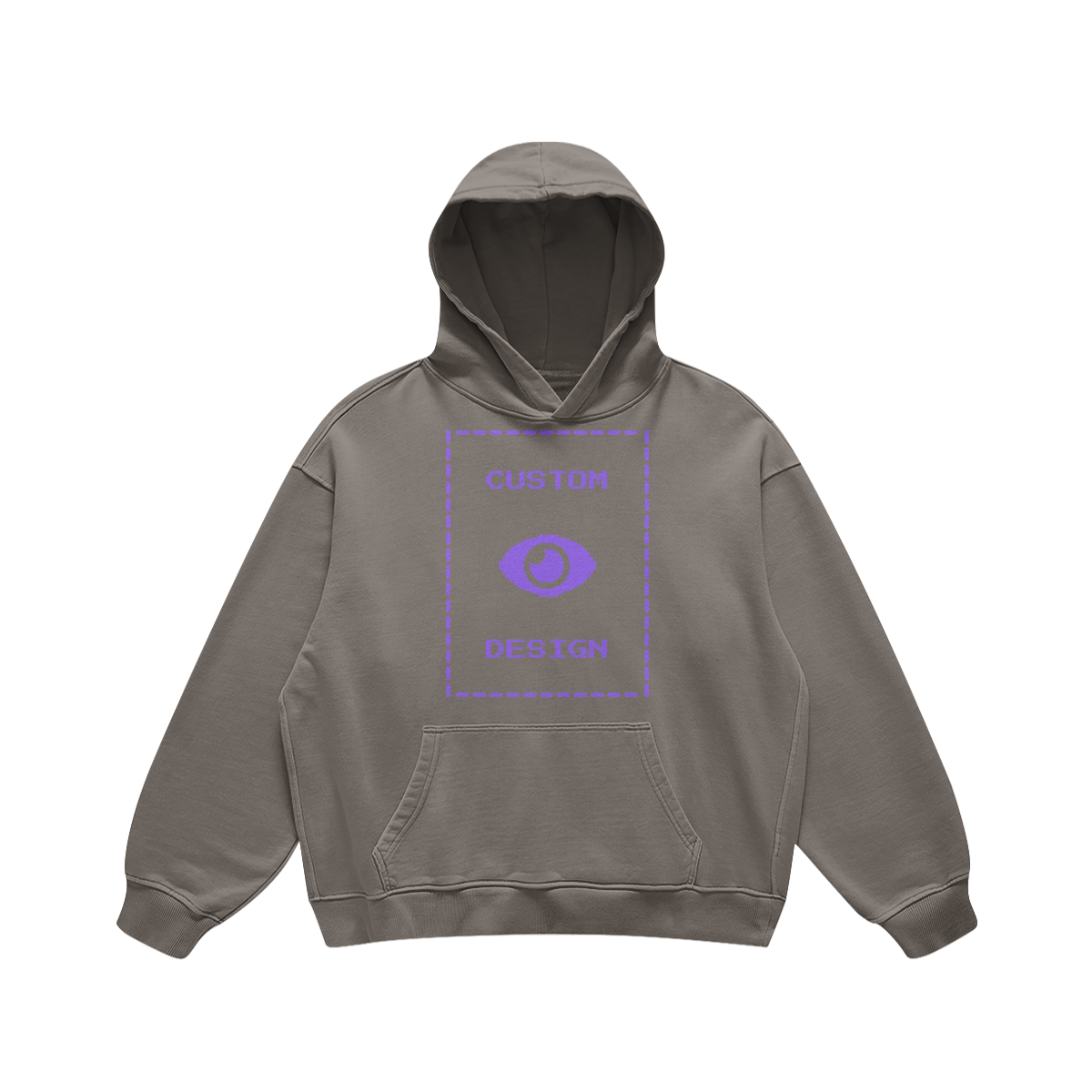 Pixelweaver Collection | PW Custom 440GSM Super Heavyweight Oversized Retro Hoodie Front | DEJA