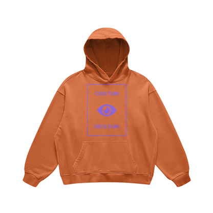 Pixelweaver Collection | PW Custom 440GSM Super Heavyweight Oversized Retro Hoodie Front | DEJA