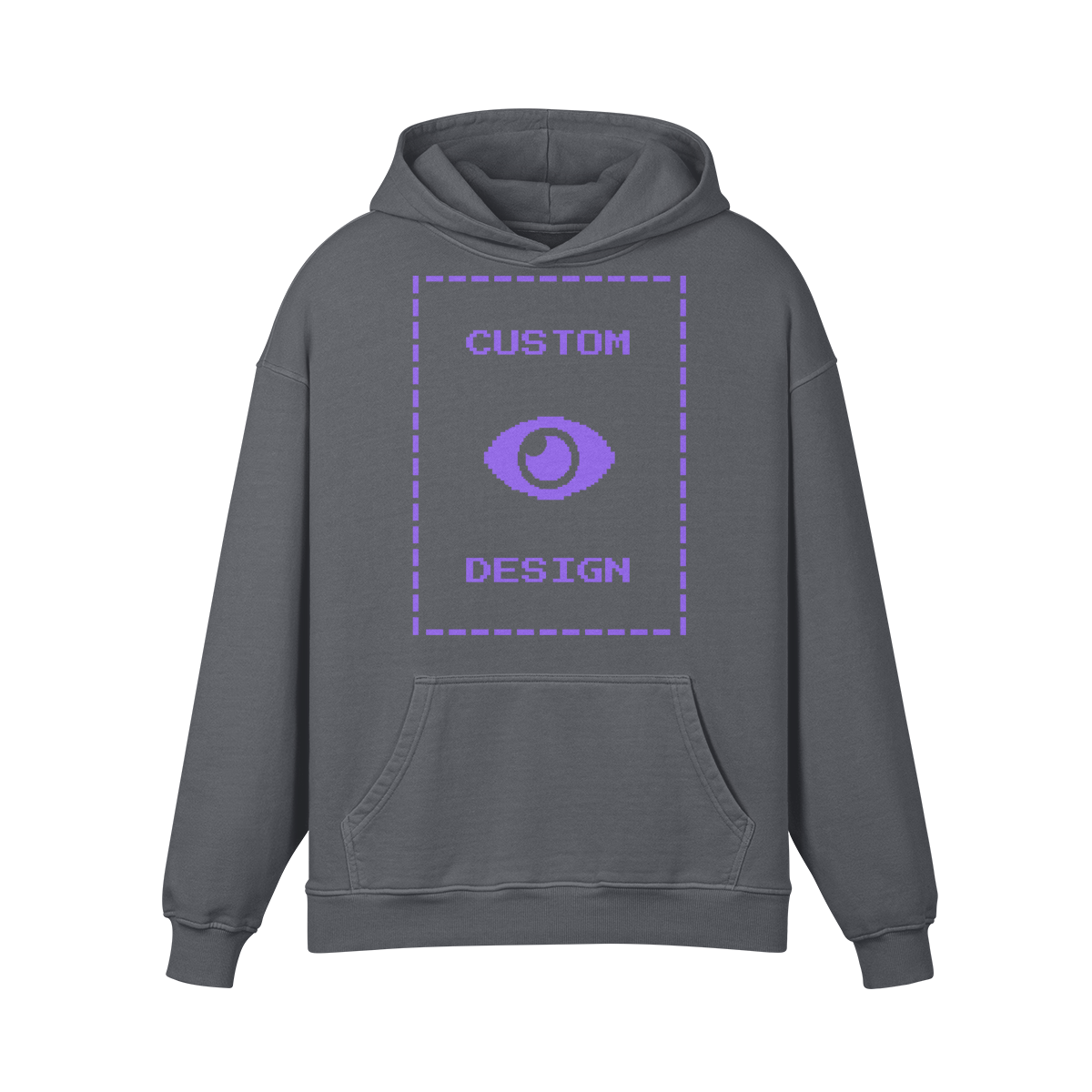 Pixelweaver Collection | PW Custom 440GSM Super Heavyweight Oversized Retro Hoodie Front | DEJA