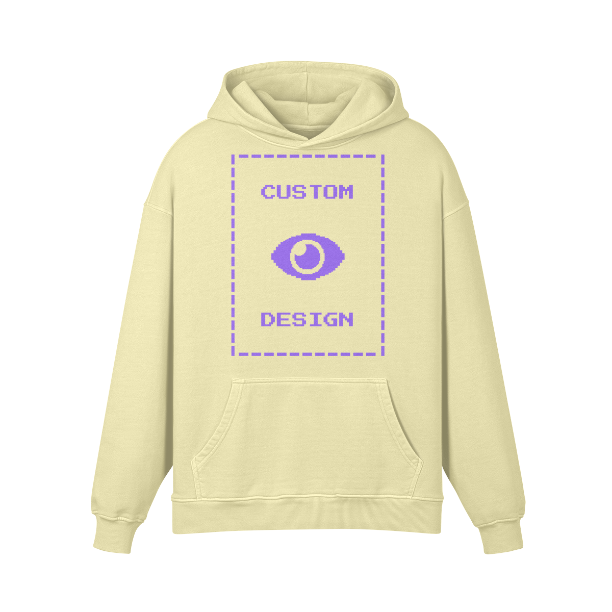 Pixelweaver Collection | PW Custom 440GSM Super Heavyweight Oversized Retro Hoodie Front | DEJA