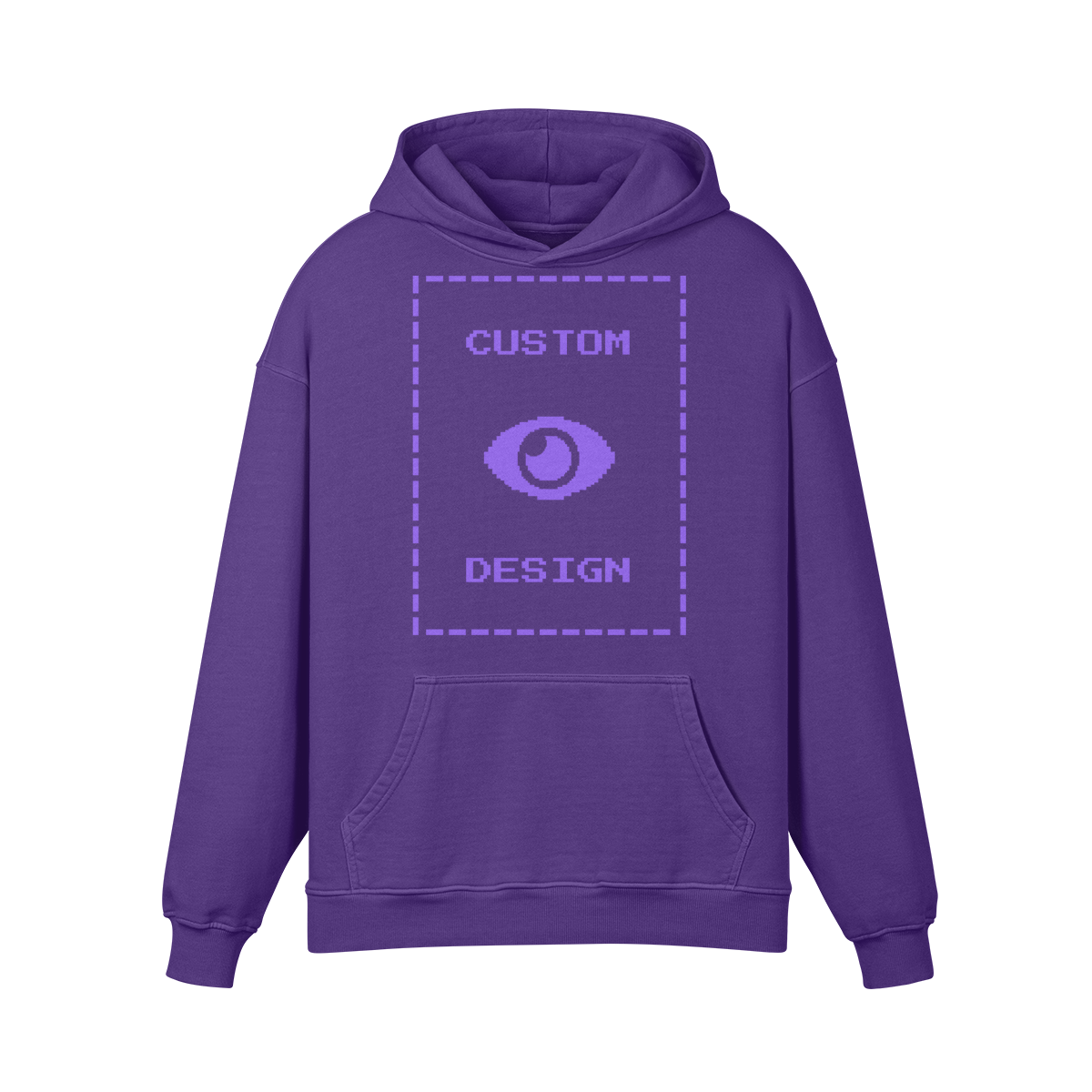 Pixelweaver Collection | PW Custom 440GSM Super Heavyweight Oversized Retro Hoodie Front | DEJA