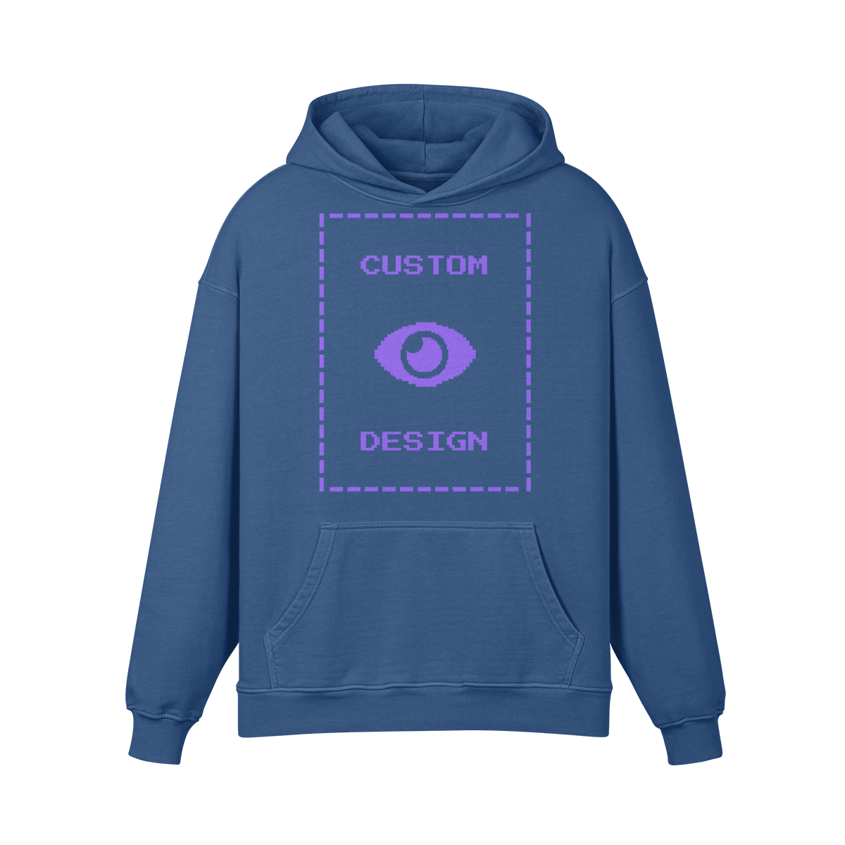 Pixelweaver Collection | PW Custom 440GSM Super Heavyweight Oversized Retro Hoodie Front | DEJA
