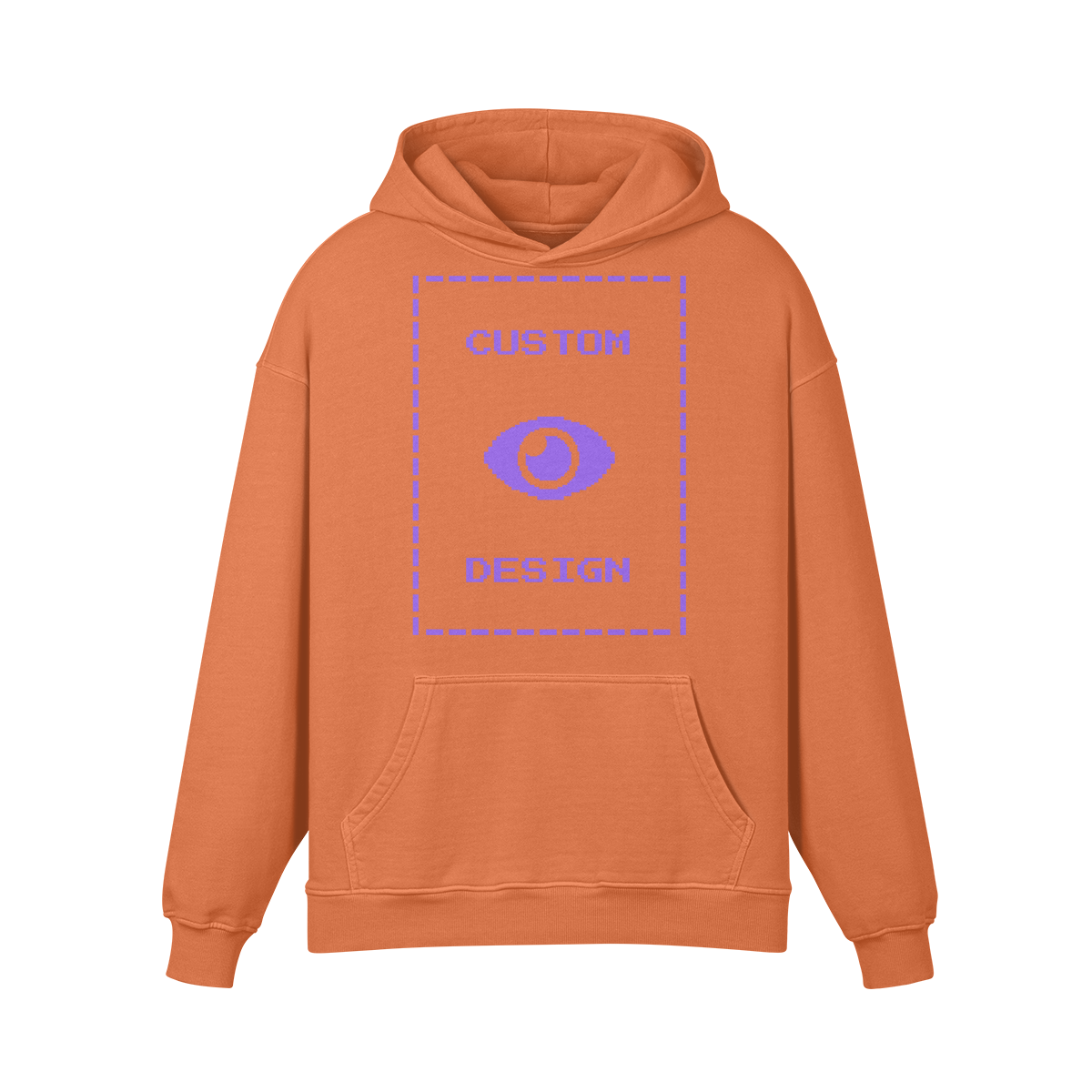 Pixelweaver Collection | PW Custom 440GSM Super Heavyweight Oversized Retro Hoodie Front | DEJA